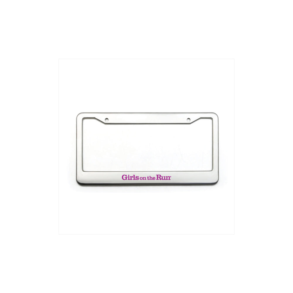 License plate holder - Girls on the Run