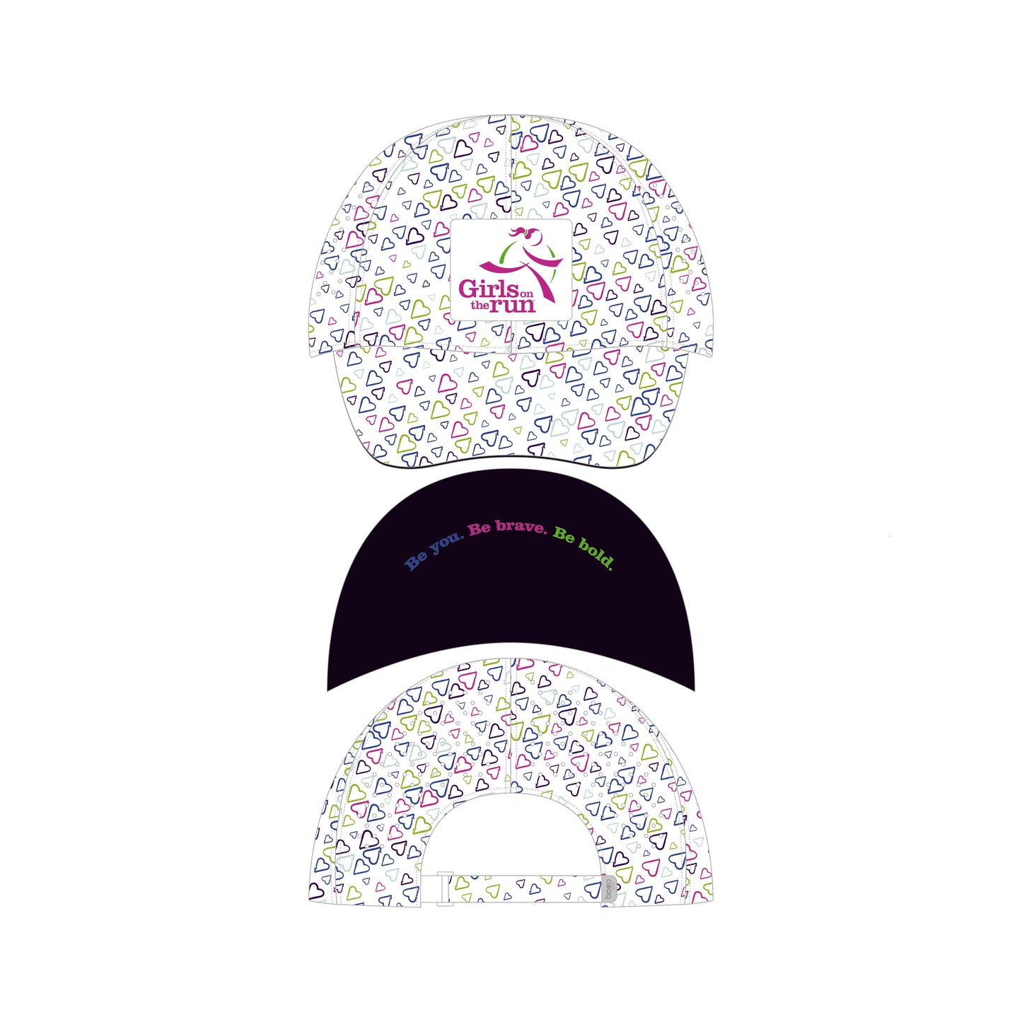 Heart Pattern Tech Hat