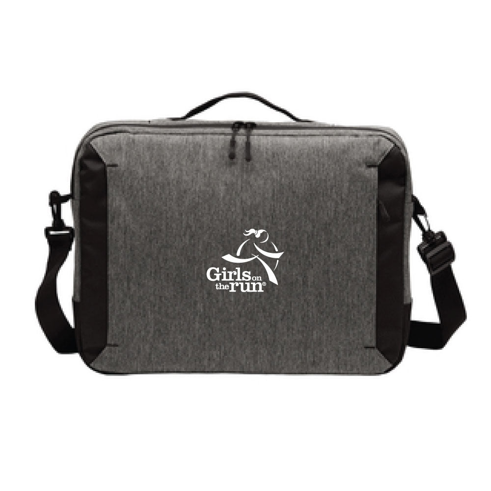 Embroidered Girls on the Run Laptop Bag