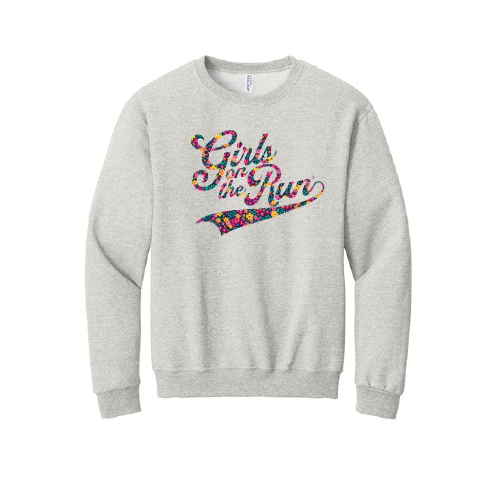 Floral Swoop Crewneck (Adult)