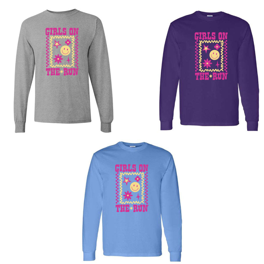 Girls on the Run Retro Long Sleeve T-Shirt (Adult)