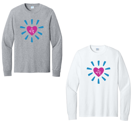 Bold Heart Long Sleeve T-shirt (Adult)