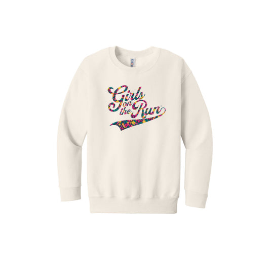 Floral Swoop Crewneck (Youth)