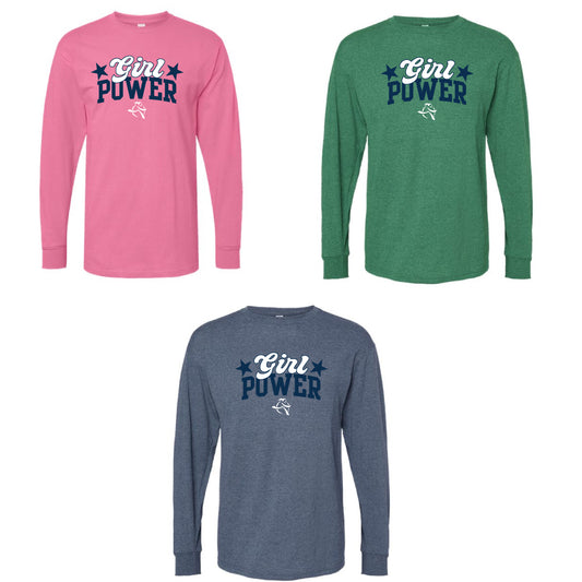 Girl Power Long Sleeve T-shirt (Adult)