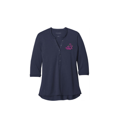 1/4 Sleeve Henley