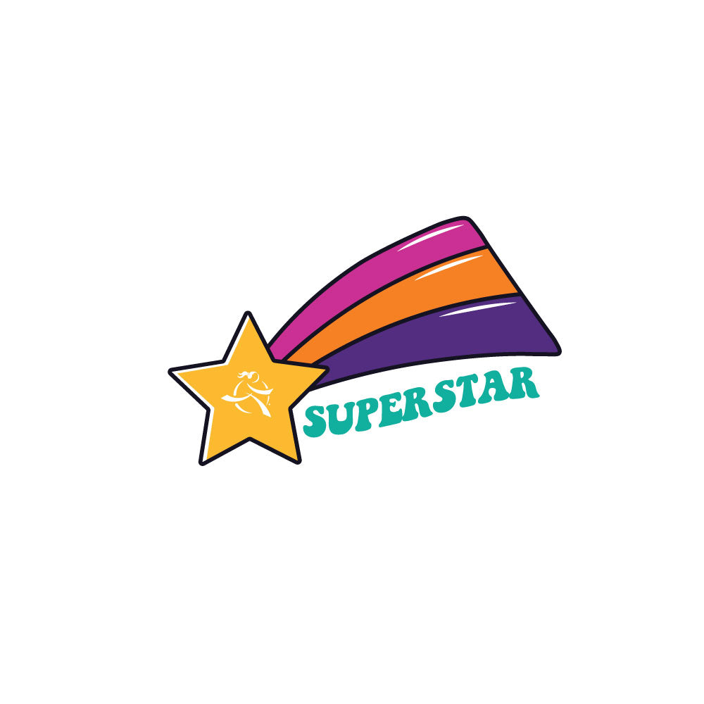 Temporary Tattoo: Superstar (Pack of 200)