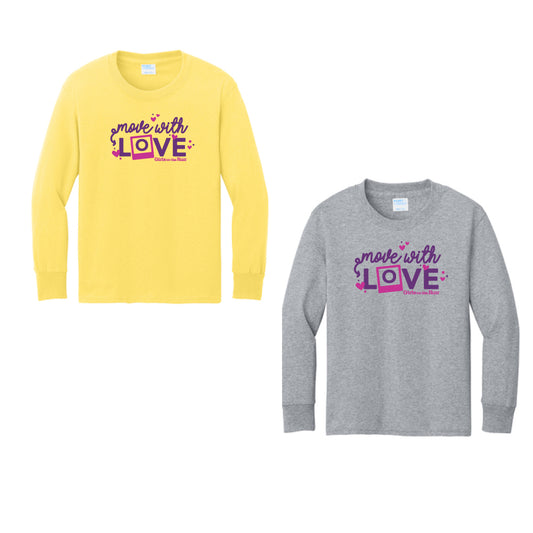 Move with Love Tee- L/S- Youth