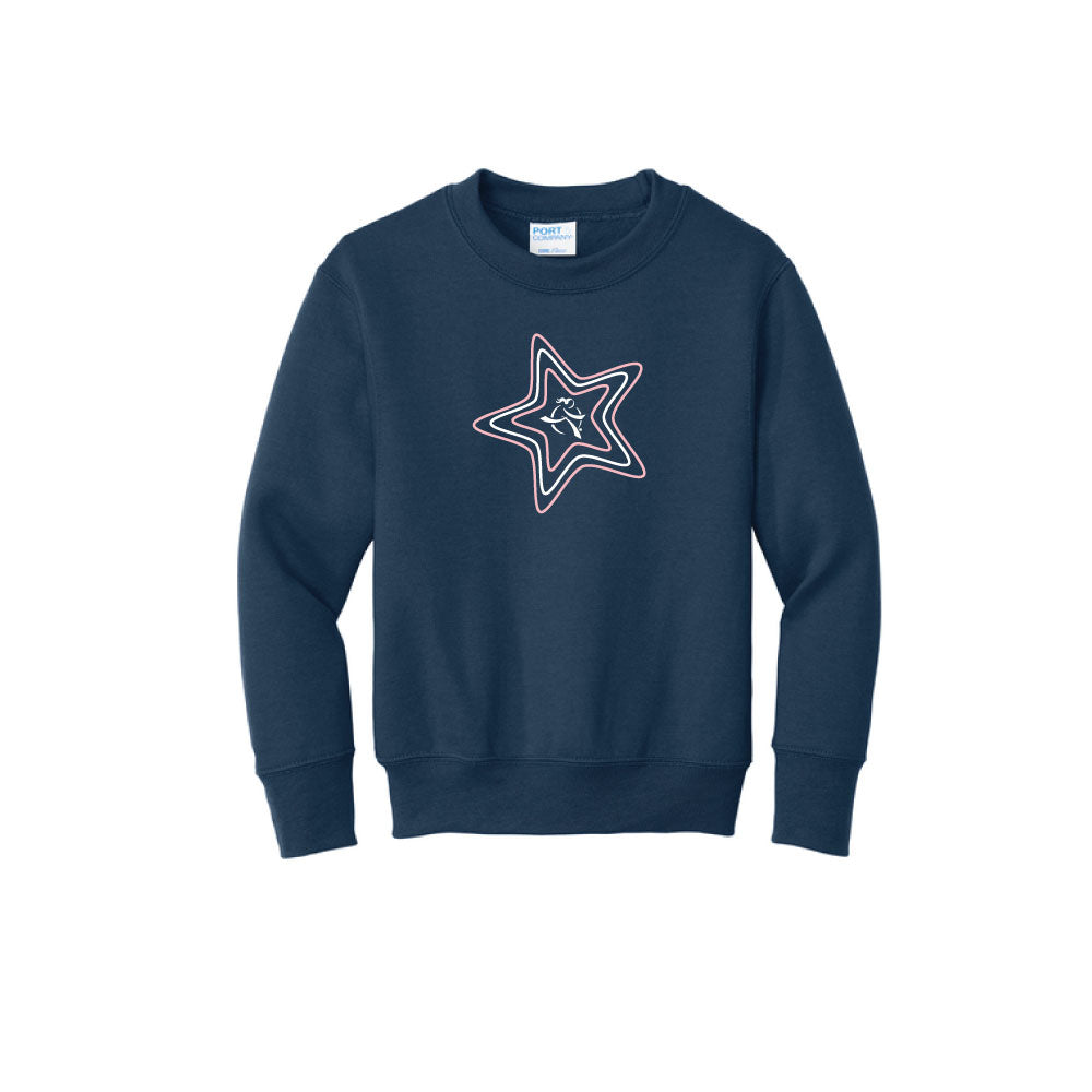Star Crewneck Sweatshirt- Youth