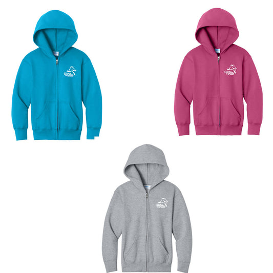 Full Zip Hooded Sweatshirt (Youth)